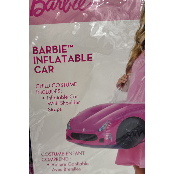 Barbie Inflatable Car Kid's Halloween Costume One Size Fits Most New - Picture 3 of 4